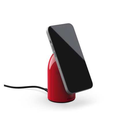 Unisynk Magnetic Wireless Desk Charger Qi2 15W Red